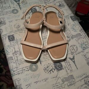 A New Day Women's Cream Sandals